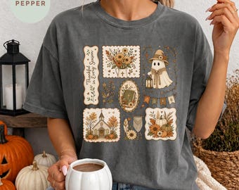 Thankful in Every Season Shirt, Fall Shirt, Autumn Tee, Cottagecore Shirt, Vintage Farmhouse Shirt, Thanksgiving Shirt, Fall Graphic Te