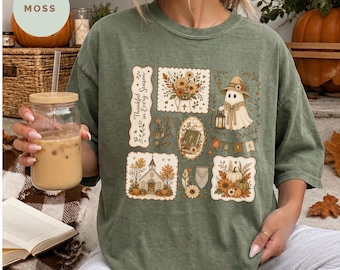 Thankful in Every Season Shirt, Fall Shirt, Autumn Tee, Cottagecore Shirt, Vintage Farmhouse Shirt, Thanksgiving Shirt, Fall Graphic Te