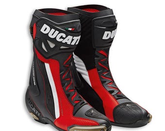 Botas Ducati Corse V5 Air Racing – Para viajes en moto, conducción en carretera y protección en verano.