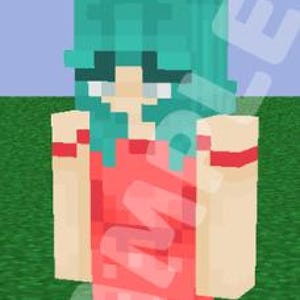 Skin de Minecraft Chica Fresa / Skin Lindo Estilo Cottagecore Rosa / Descarga de Skin Kawaii para Minecraft / Skin de Chica Gamer / Compatible con Java y Bedrock