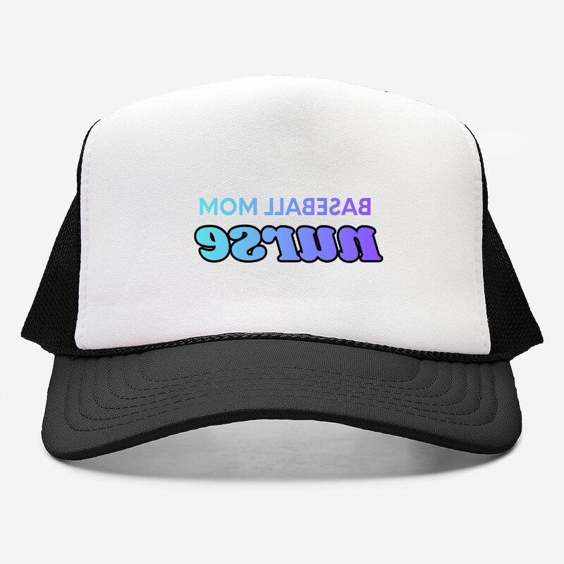 Backwards Text Hat - Etsy
