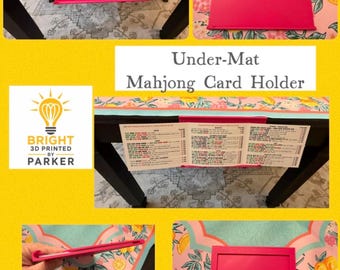 Under-Mat Mahjong Card Holder - Hands-Free