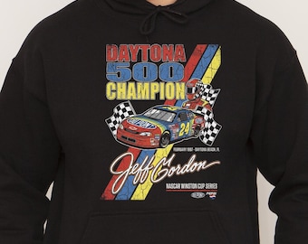 Vintage Jeff Gordon Daytona 500 Racing Hoodie