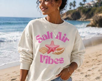 Sudadera con estampado veraniego, ideal para la playa o como regalo para profesores o graduaciones.