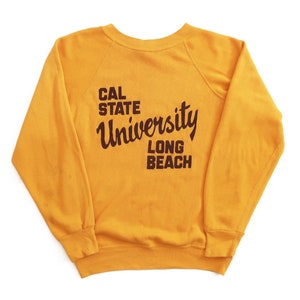 Crewneck Csulb Sweatshirts CSULB Sweatshirt 70s Sweatshirt 1970s Cal State  University