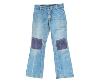 Knee Patch Jeans - Etsy