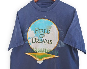 Field of Dream shirt / 80s movie shirt / 1980s Field of Dreams baseball movie promo cotton single stitch Large