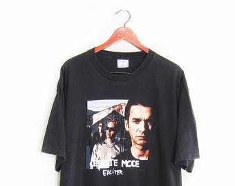 vintage t shirt / Depeche Mode shirt / oversize shirt / band t shirt / Depeche Mode Exciter tour t shirt XL