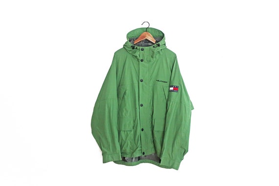 vintage jacket / Tommy Hilfiger / 90s parka / 1990