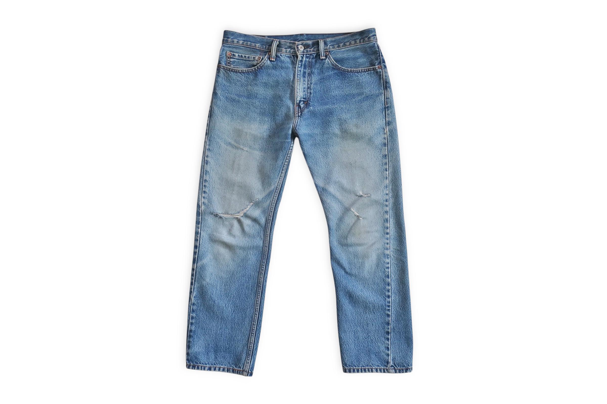 Ripped Knee Jeans - Etsy