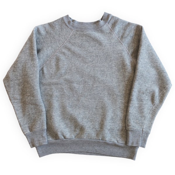 Vintage Fleece Raglan Sweatshirt Heather Grey