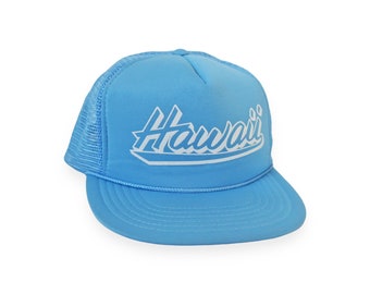 vintage Hawaii hat / Hawaii trucker hat / 1990s Hawaii trucker snapback hat cap