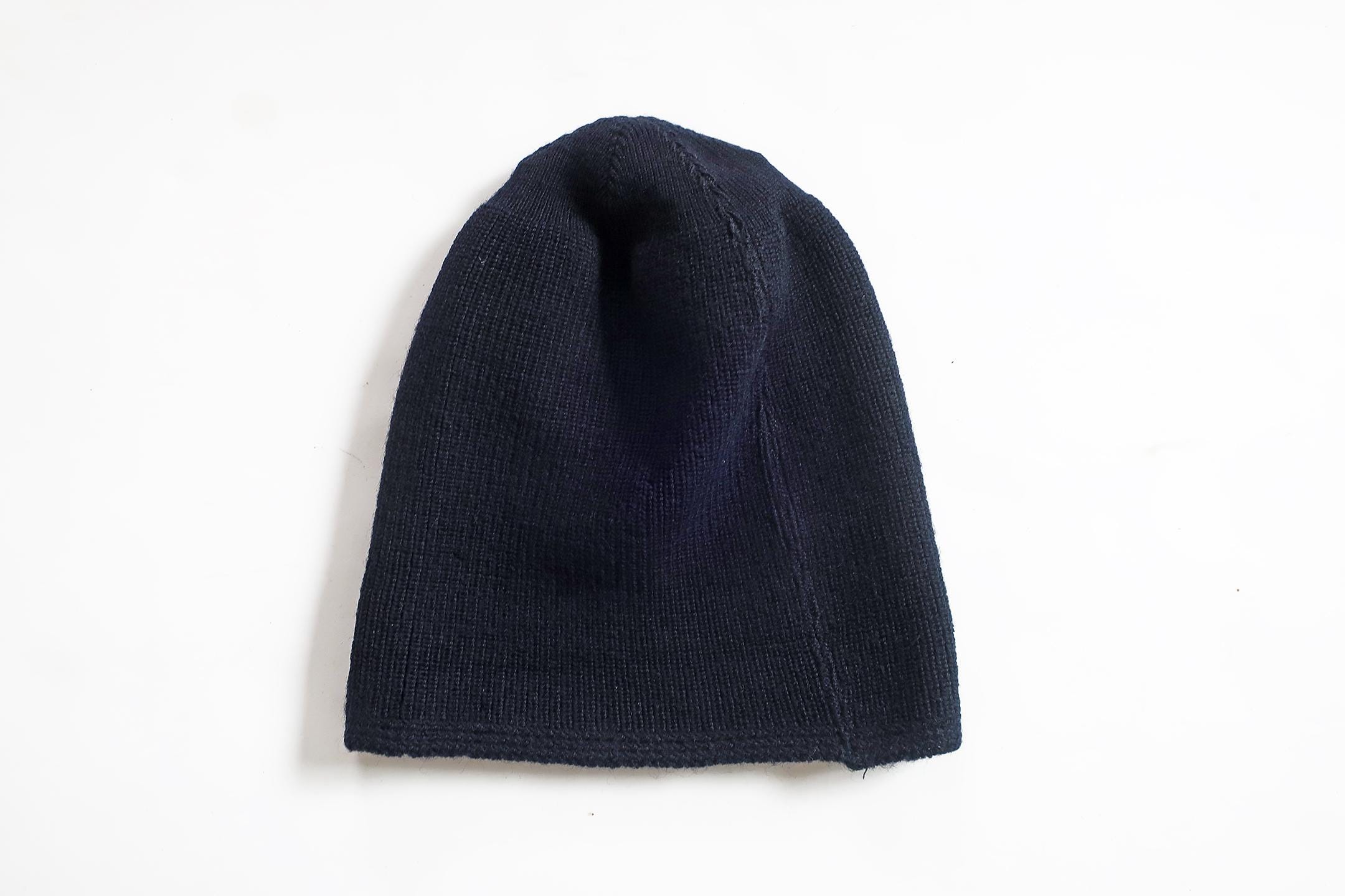 USN Watch Cap / Vintage Navy Beanie / 1960s USN Wool Knit Watch