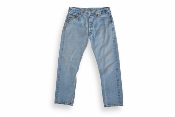 vintage Levis 501 / distressed Levis / 90s jeans … - image 1