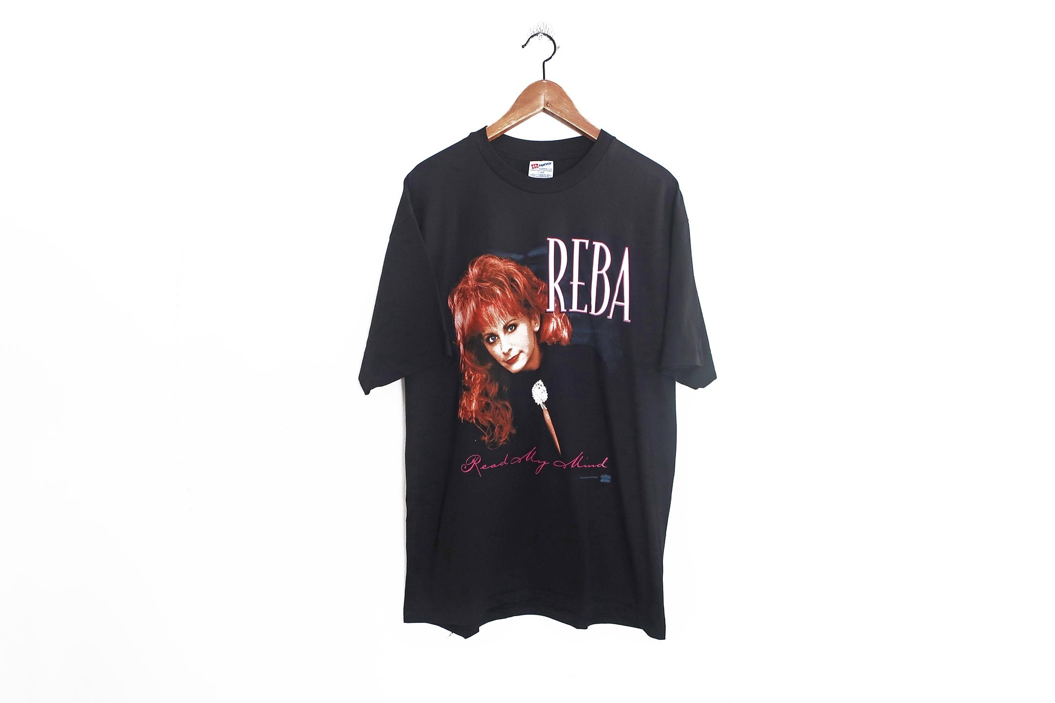 Reba Tシャツ Mサイズ 黒 ヴィンテージバンドTシャツ / 90年代 Reba シャツ / 1990年代 Reba
