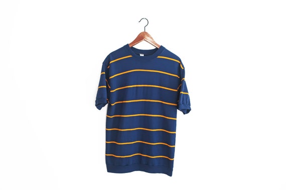 vintage t shirt / 60s striped shirt / striped shir