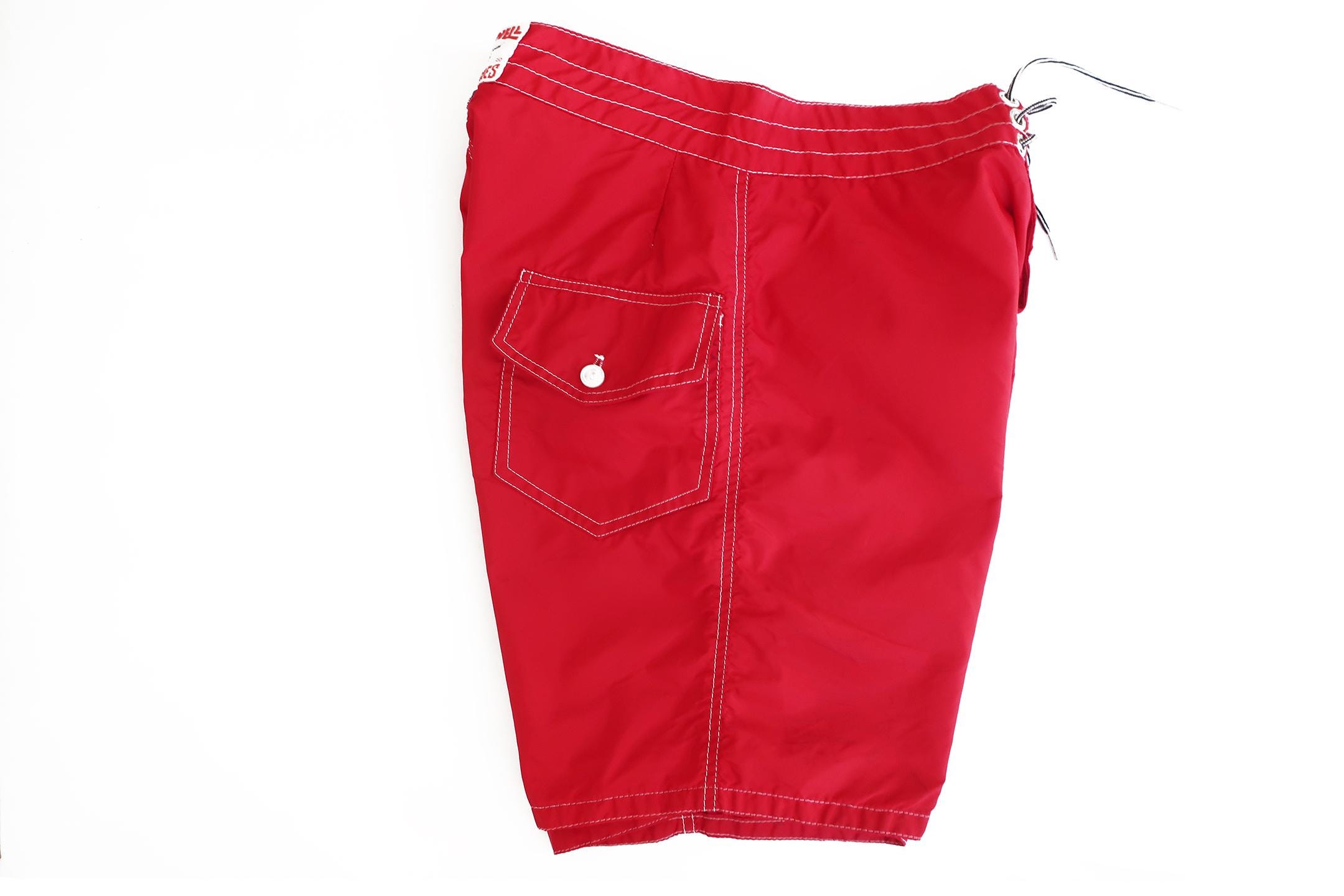 Vintage Surf Trunks / Baggy Swim Shorts / 1990s Birdwell