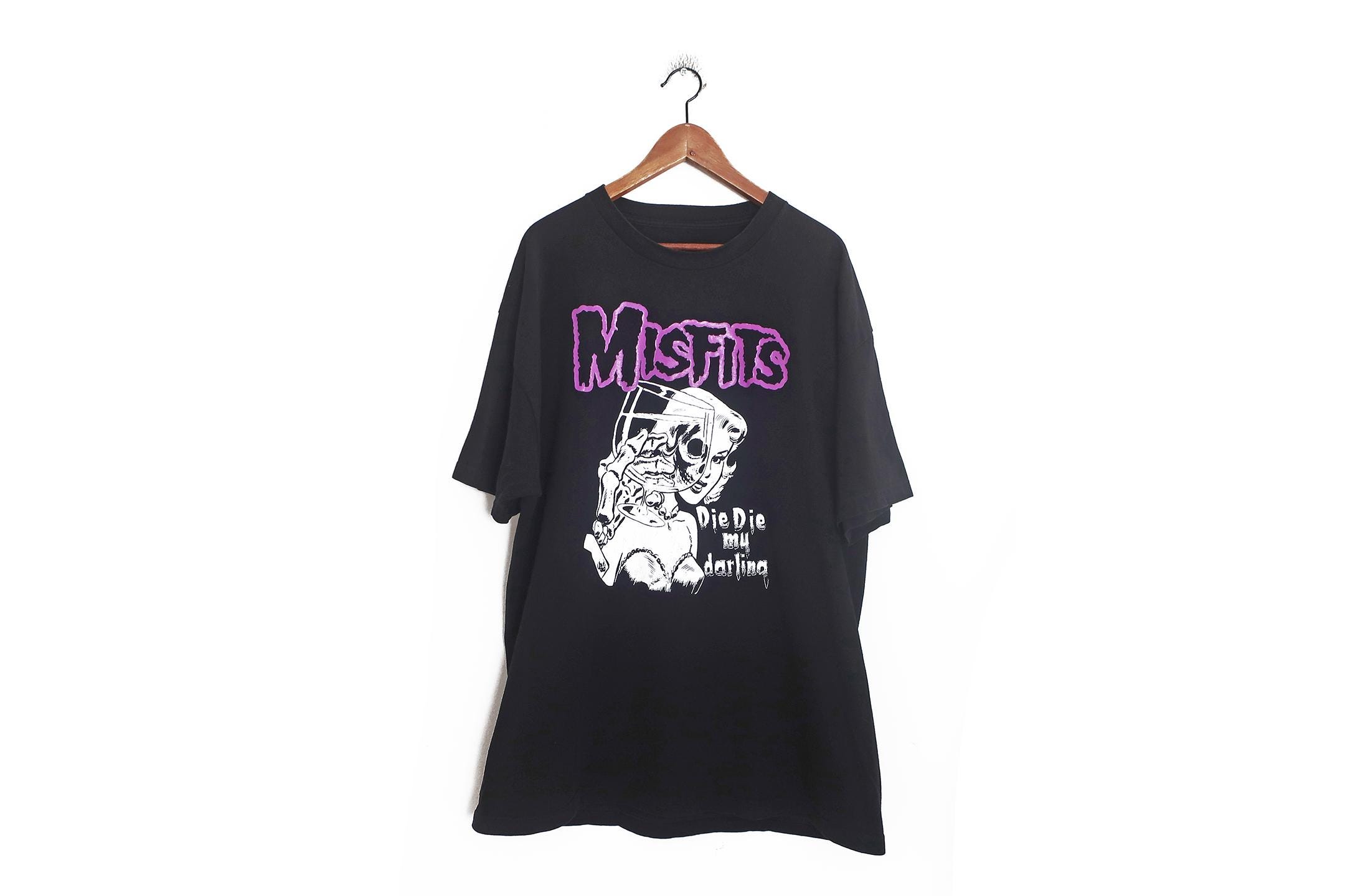 Vintage Band Shirt / Misfits T Shirt / Y2K Misfits Die Die My 