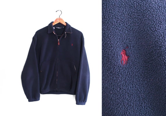 vintage sweatshirt / 90s fleece / POLO fleece / 19