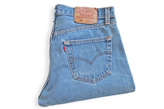 vintage Levis 501 / distressed Levis / 90s jeans … - image 1