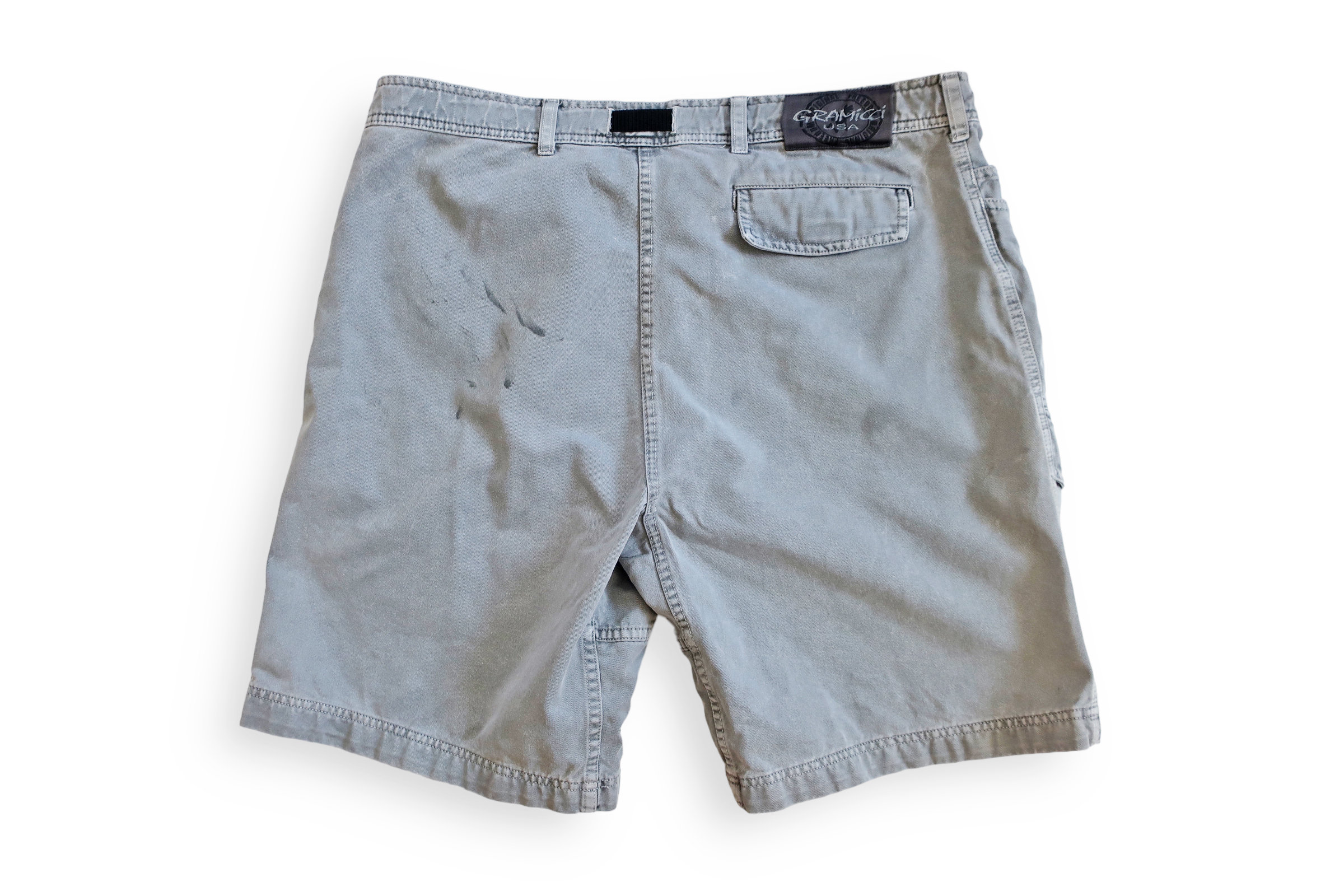 vintage shorts Gramicci shorts 1990s Gramicci grey cotton belted cargo adventure shorts XL