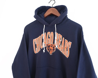 Chicago Bears sweatshirt / Bears hoodie / 1980s Chicago Bears NFL sweatshirt hoodie Small