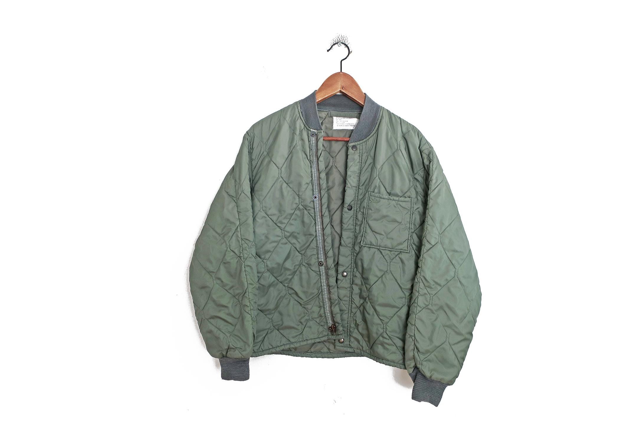 ジャケット・アウター US AIR FORCE CWU-9/P JACKET 1970s US Air Force 80s USAF Flyers CWU-9/P Quilted Liner Jacket