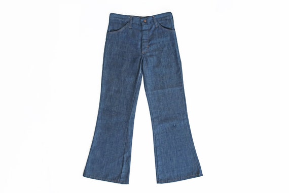 vintage denim / high waist jeans / vintage bell bo