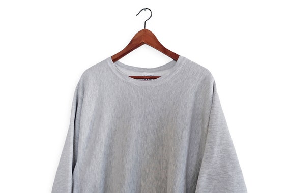 reverse weave sweatshirt / blank sweatshirt / 199… - image 3