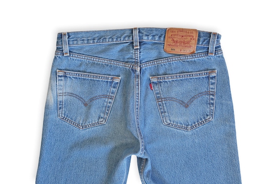 vintage Levis 501 / distressed Levis / 90s jeans … - image 8