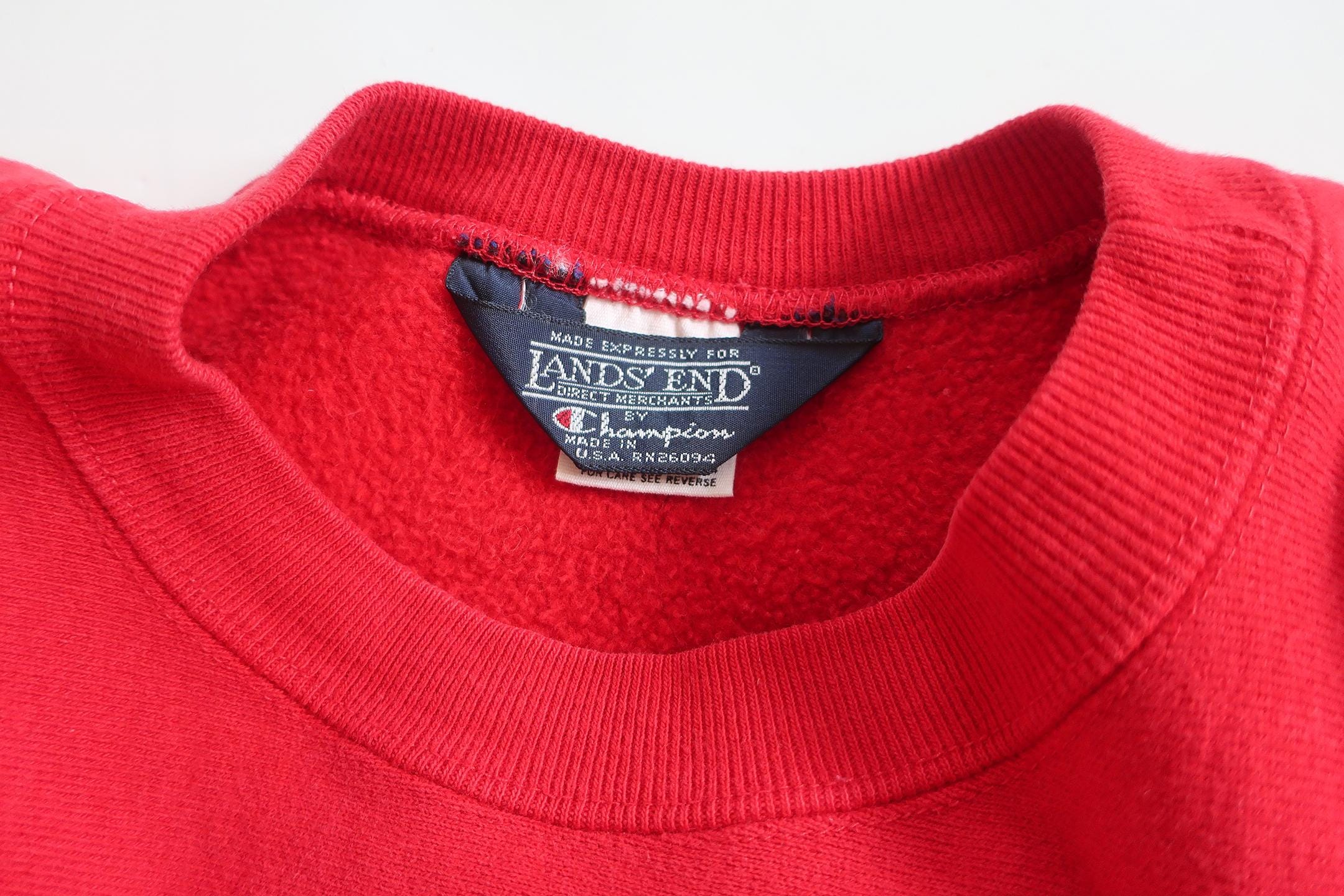 Vintage Sweatshirt / Champion Sweatshirt / 1980s Lands End