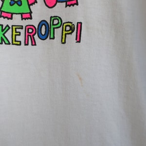 Keroppi t shirt / vintage Sanrio shirt / 1990s Keroppi Sanrio single stitch t shirt Small Hello Kitty image 9