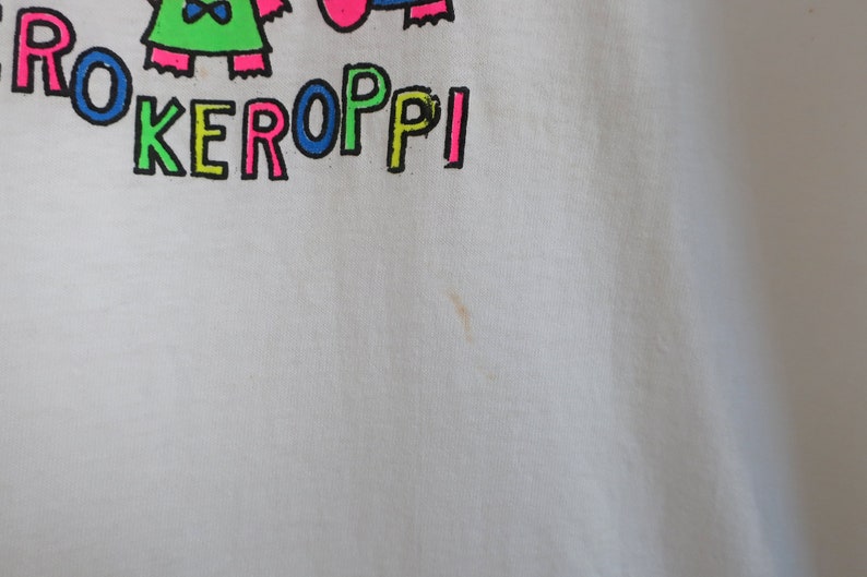 Keroppi t shirt / vintage Sanrio shirt / 1990s Keroppi Sanrio single stitch t shirt Small Hello Kitty image 9