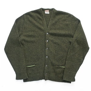 Vintage Cardigan / Mohair Cardigan / 1960s Mcgregor Fuzzy