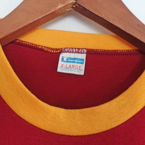 Harvard t shirt / Champion t shirt / 1970s Harvard striped Champion Blue Bar t shirt Large image 5