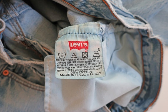 vintage Levis 501 / distressed Levis / 90s jeans … - image 5