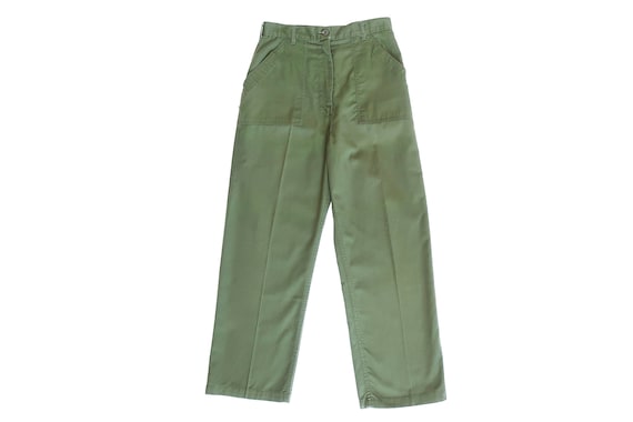 vintage army pants / baker pants / 80s army pants