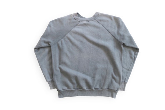 sun faded sweatshirt / 70s sweatshirt / 1970s gre… - image 4