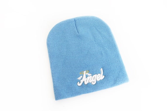 vintage beanie / 90s beanie / angel beanie / 1990s