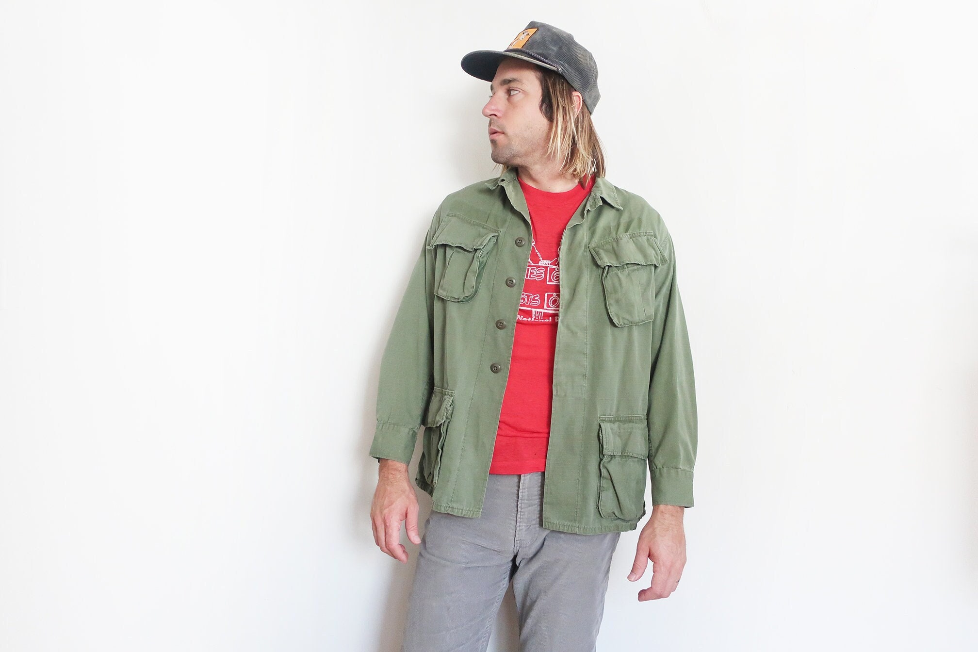 1960s Jungle Jacket - Etsy