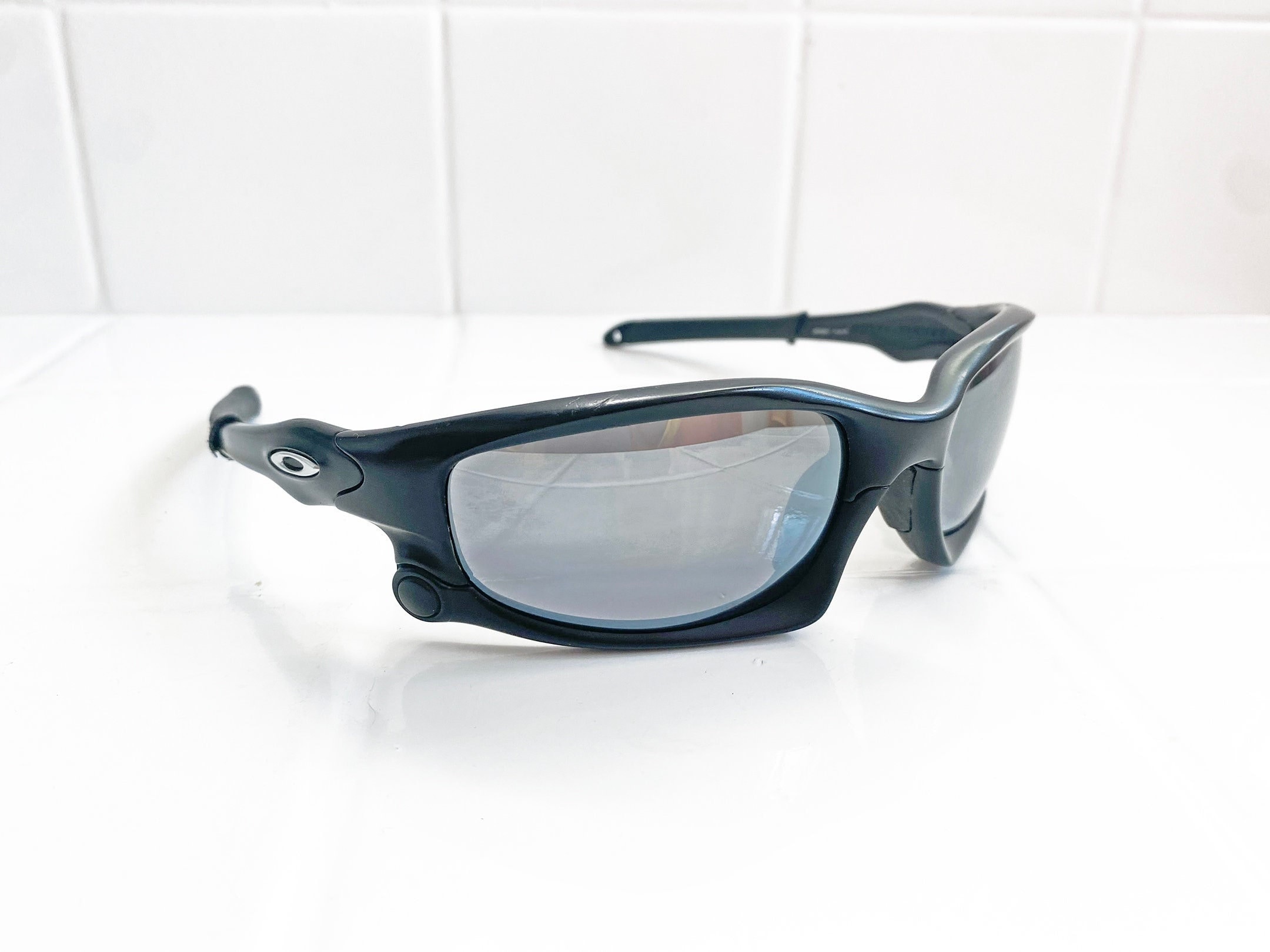 Vintage Oakley Sunglasses / Speed Shades / Y2K Oakley Spilt Vintage Oakley Sunglasses / Speed Shades / Y2K Oakley Spilt