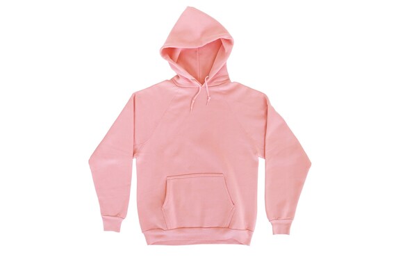 vintage sweatshirt / pink hoodie / raglan sweatshi