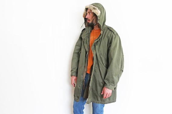 vintage army jacket / m51 fishtail parka / 50s arm