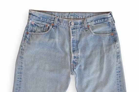 vintage Levis 501 / distressed Levis / 90s jeans … - image 3