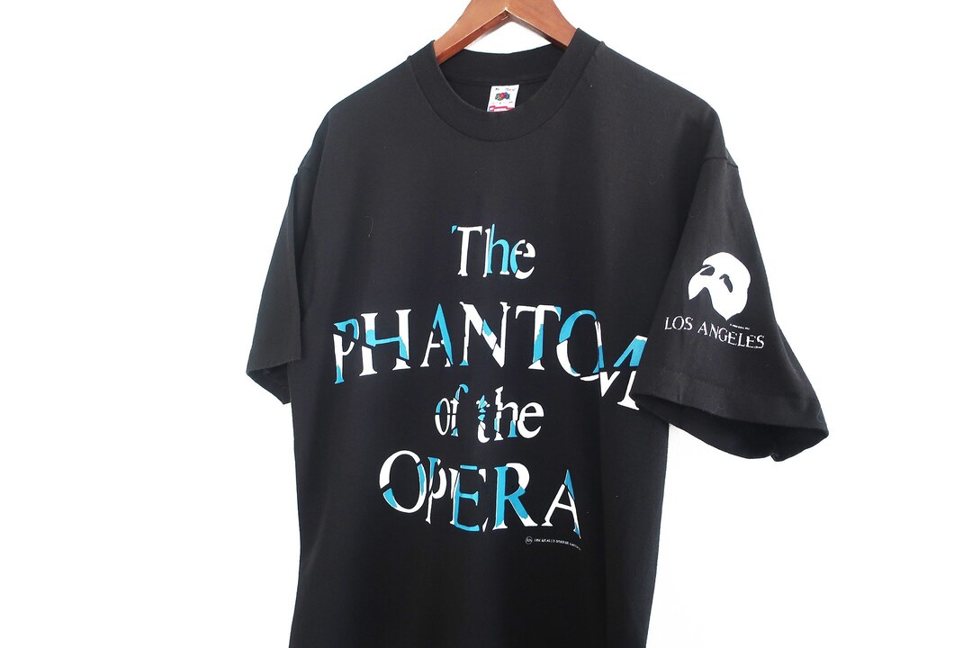 80s The Phantom of the Opera Tシャツ 1986 Phantom of the Opera Shirt Vintage 80s Tee Glow in the