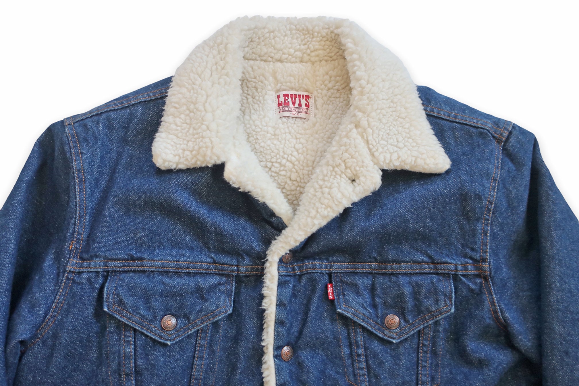 Levis Sherpa Jacket / Levis Denim Jacket / 1970s Levis Sherpa - Etsy