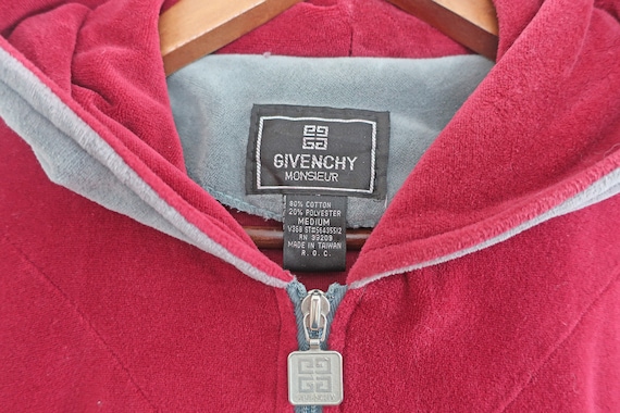 Givenchy jacket / velour track jacket / 1980s Giv… - image 4