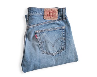 ヴィンテージ 90 年代 LEVIS 501 色あせ加工 ダメージ加工 破れ