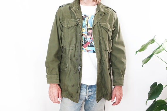 vintage army jacket / m51 field jacket / 60s army