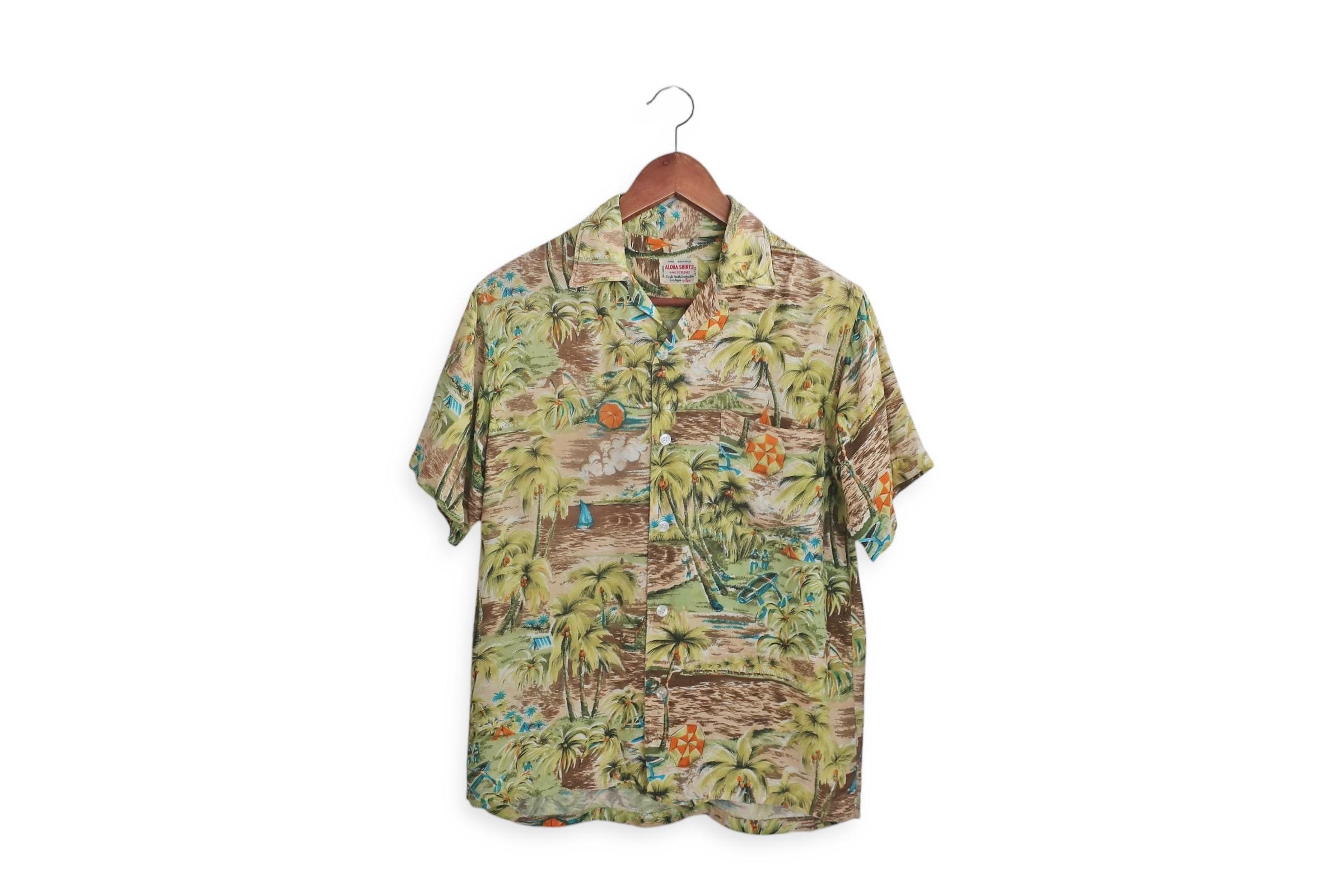 1940s Hawaiian Shirt - Etsy